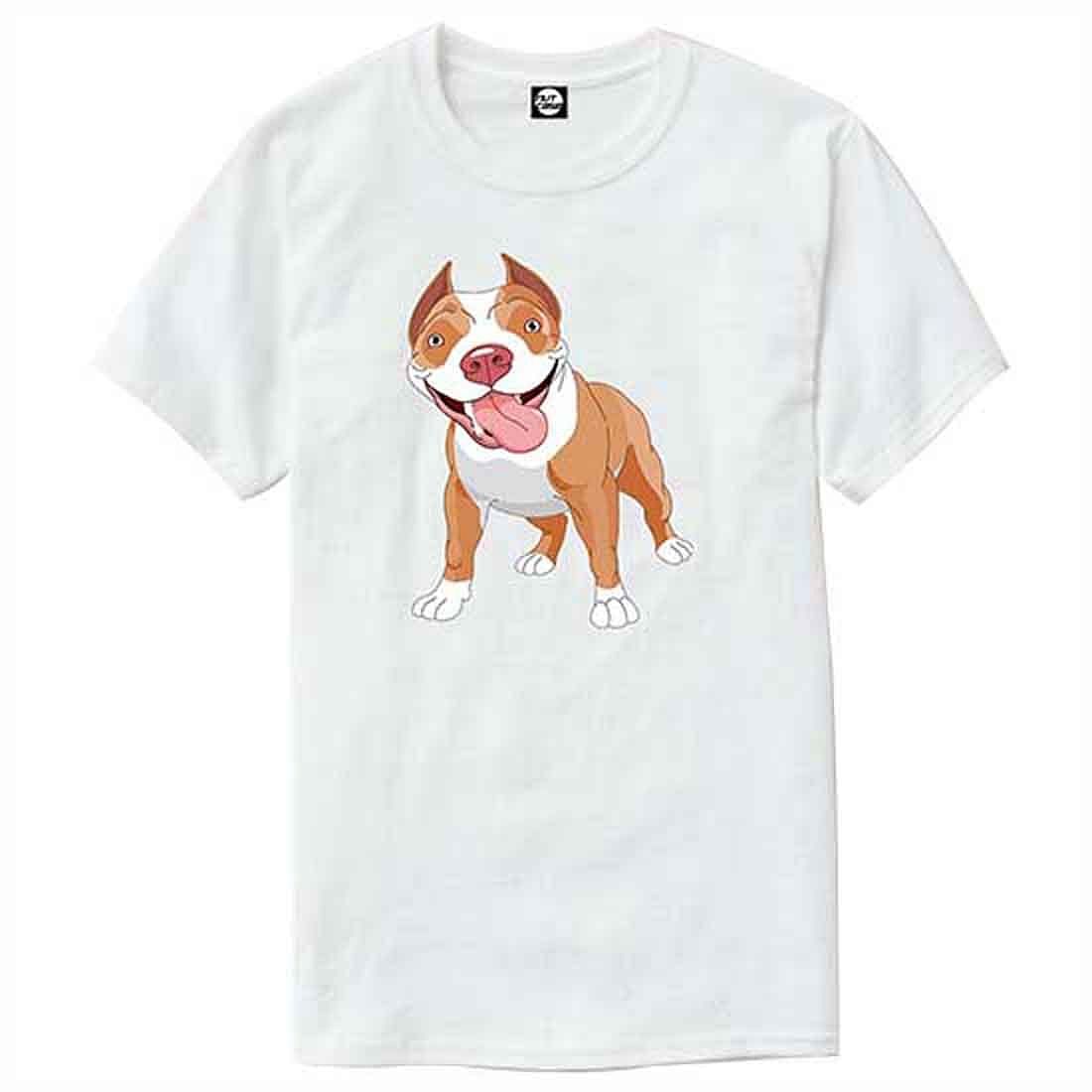 Nutcase Designer Round Neck Men's T-Shirt Wrinkle-Free Poly Cotton Tees - Doggy - Image 4