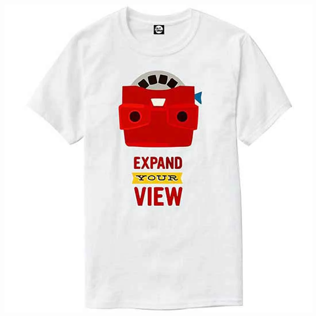 Nutcase Designer Round Neck Men's T-Shirt Wrinkle-Free Poly Cotton Tees - Expand Your View - Image 4