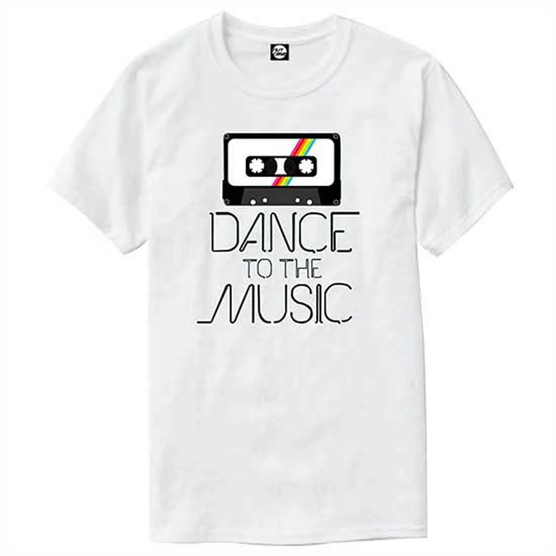 Nutcase Designer Round Neck Men's T-Shirt Wrinkle-Free Poly Cotton Tees - Dance to The Music - Image 4