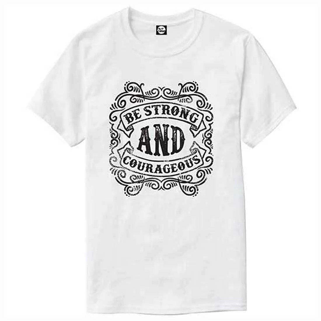 Nutcase Designer Round Neck Men's T-Shirt Wrinkle-Free Poly Cotton Tees - Be Strong - Image 4