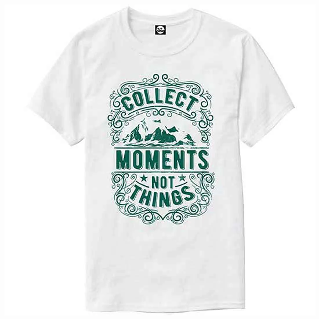 Nutcase Designer Round Neck Men's T-Shirt Wrinkle-Free Poly Cotton Tees - Collect Moments - Image 4
