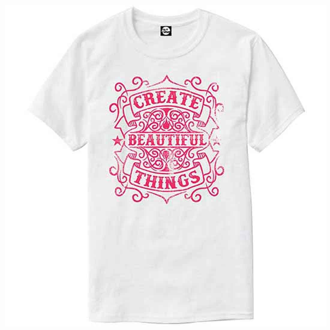 Nutcase Designer Round Neck Men's T-Shirt Wrinkle-Free Poly Cotton Tees - Beautiful - Image 4