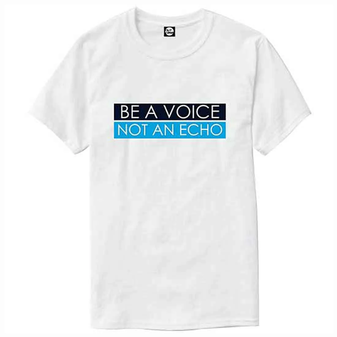 Nutcase Designer Round Neck Men's T-Shirt Wrinkle-Free Poly Cotton Tees - Be A Voice - Image 4