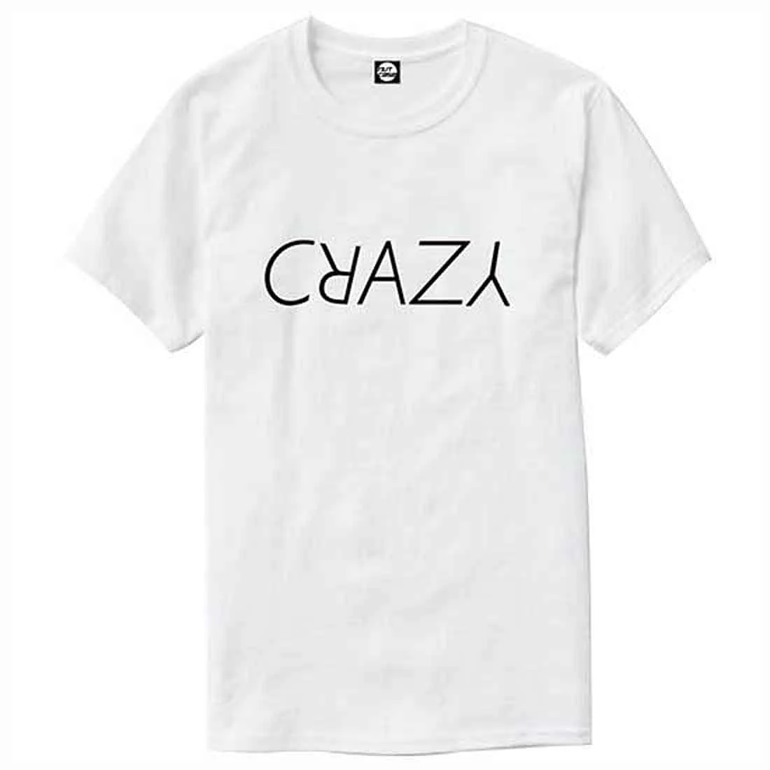 Nutcase Designer Round Neck Men's T-Shirt Wrinkle-Free Poly Cotton Tees - Crazy - Image 4