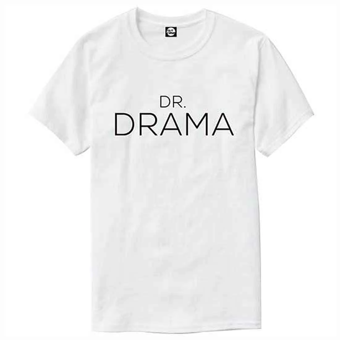 Nutcase Designer Round Neck Men's T-Shirt Wrinkle-Free Poly Cotton Tees - Dr. Drama - Image 4