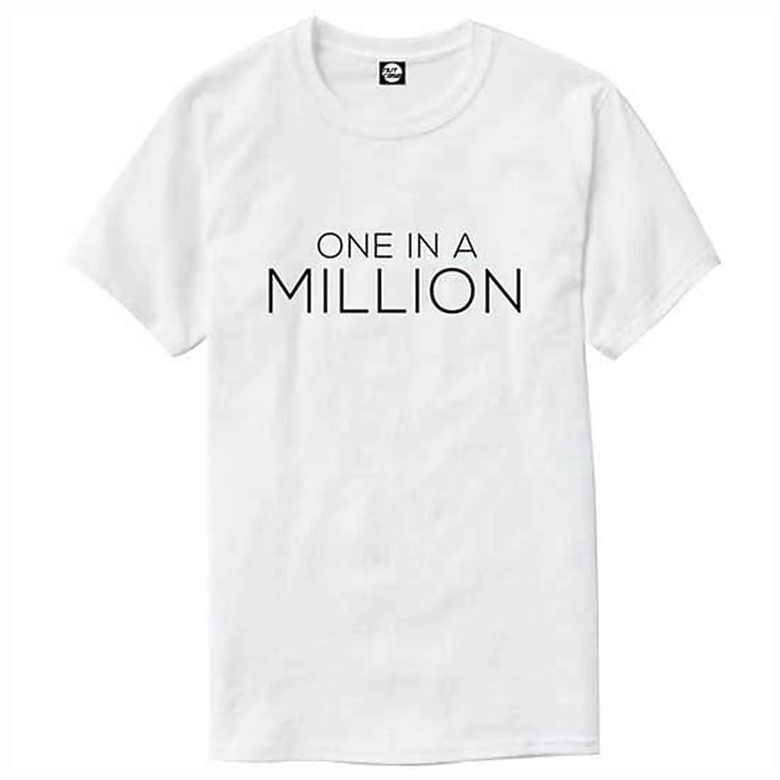 Nutcase Designer Round Neck Men's T-Shirt Wrinkle-Free Poly Cotton Tees - One in A Million - Image 4