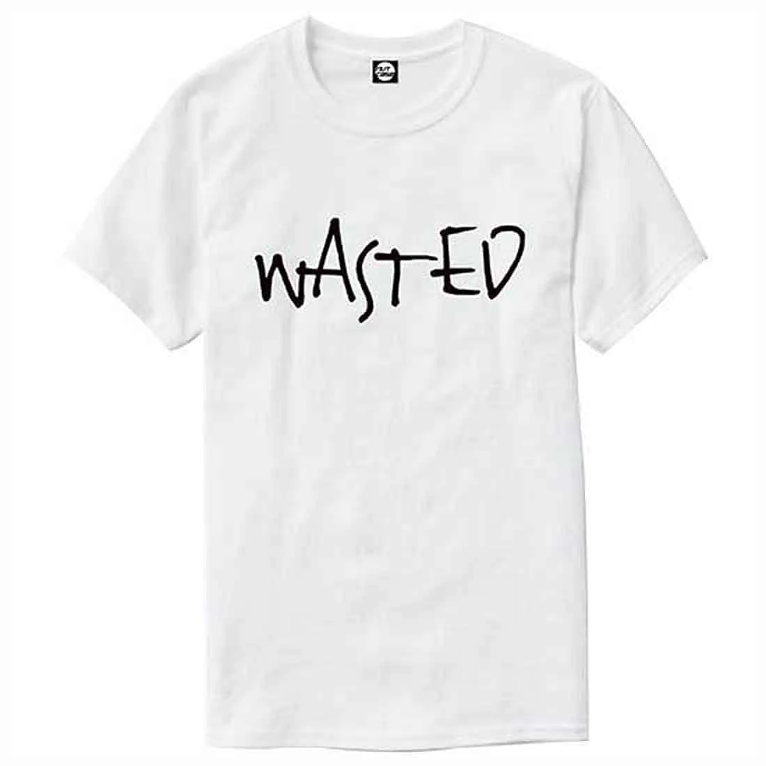 Nutcase Designer Round Neck Men's T-Shirt Wrinkle-Free Poly Cotton Tees - Wasted - Image 4
