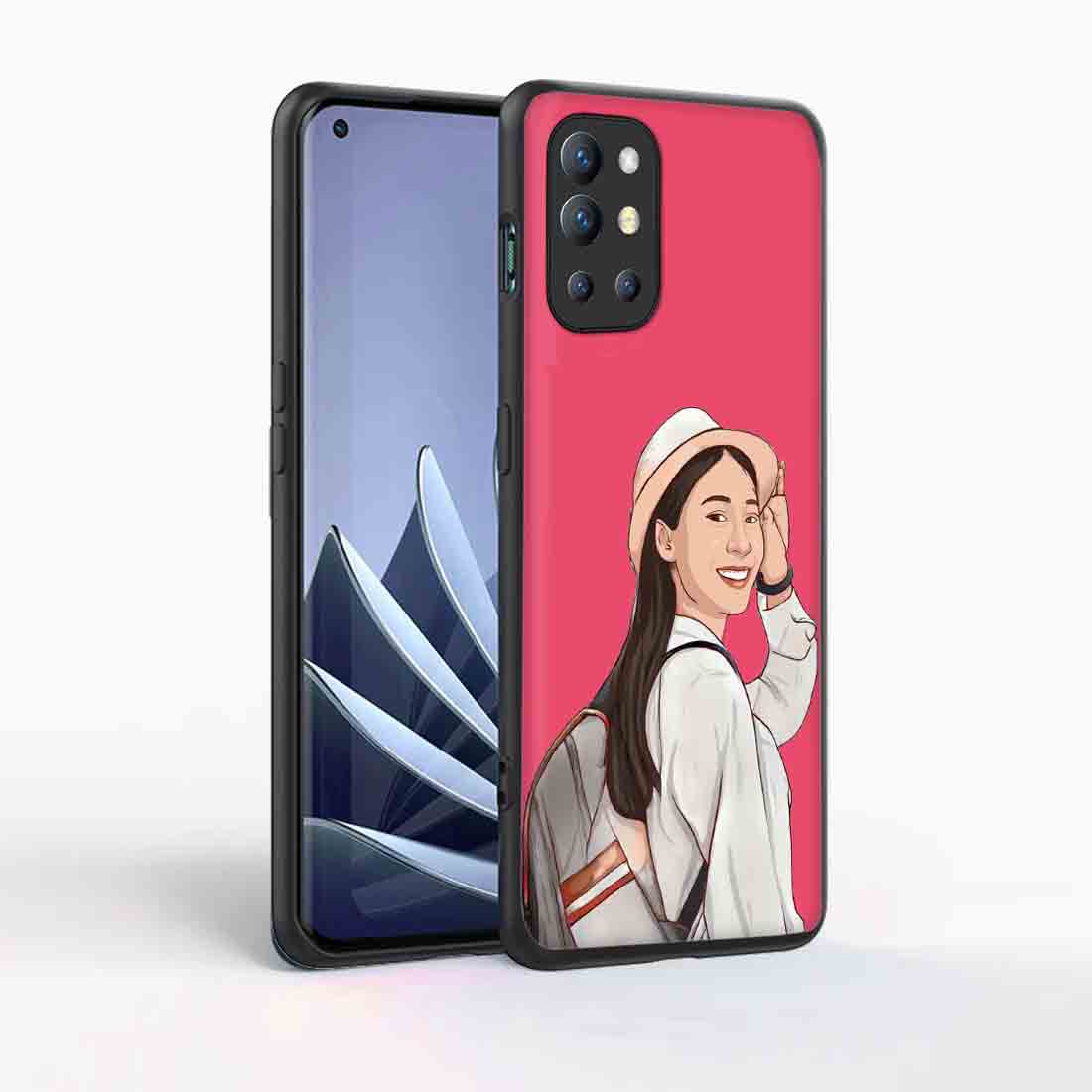 Custom Back Cover for Oneplus 9R with Photo One plus Mobile Back Cover - Cartoonify From Photo - Image 2