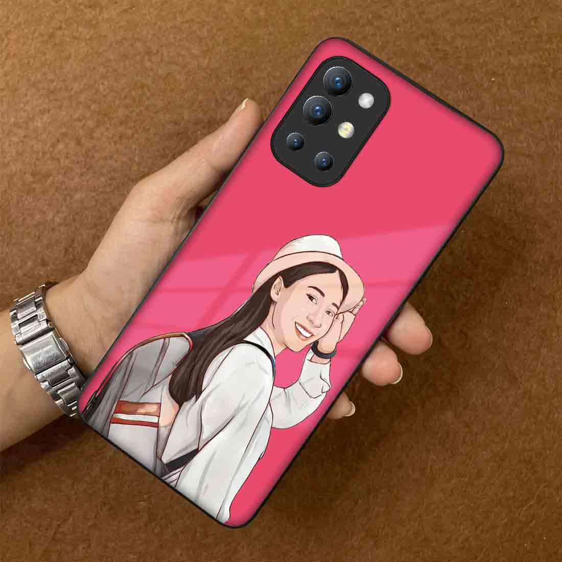 Custom Back Cover for Oneplus 9R with Photo One plus Mobile Back Cover - Cartoonify From Photo - Image 3