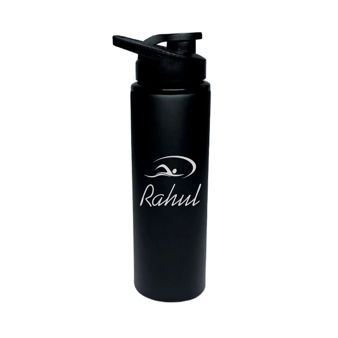 Custom Water Bottle Engraving Name for Sports - Swimming - Image 2