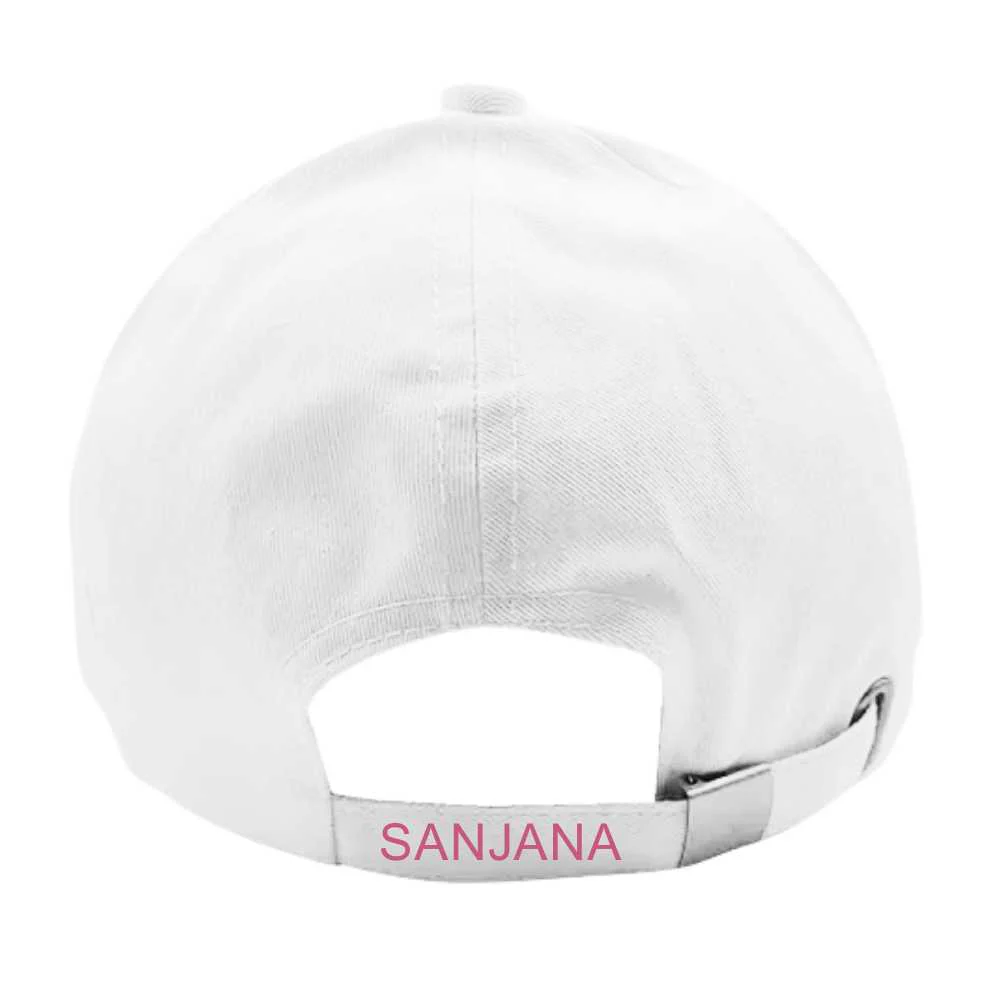 Custom Cap Bride Party White Caps - Image 4