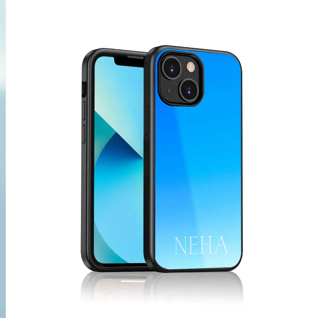 Custom Case for iPhone 13 Cover Back Case Mobile Cover With Name - Gradients - Image 4