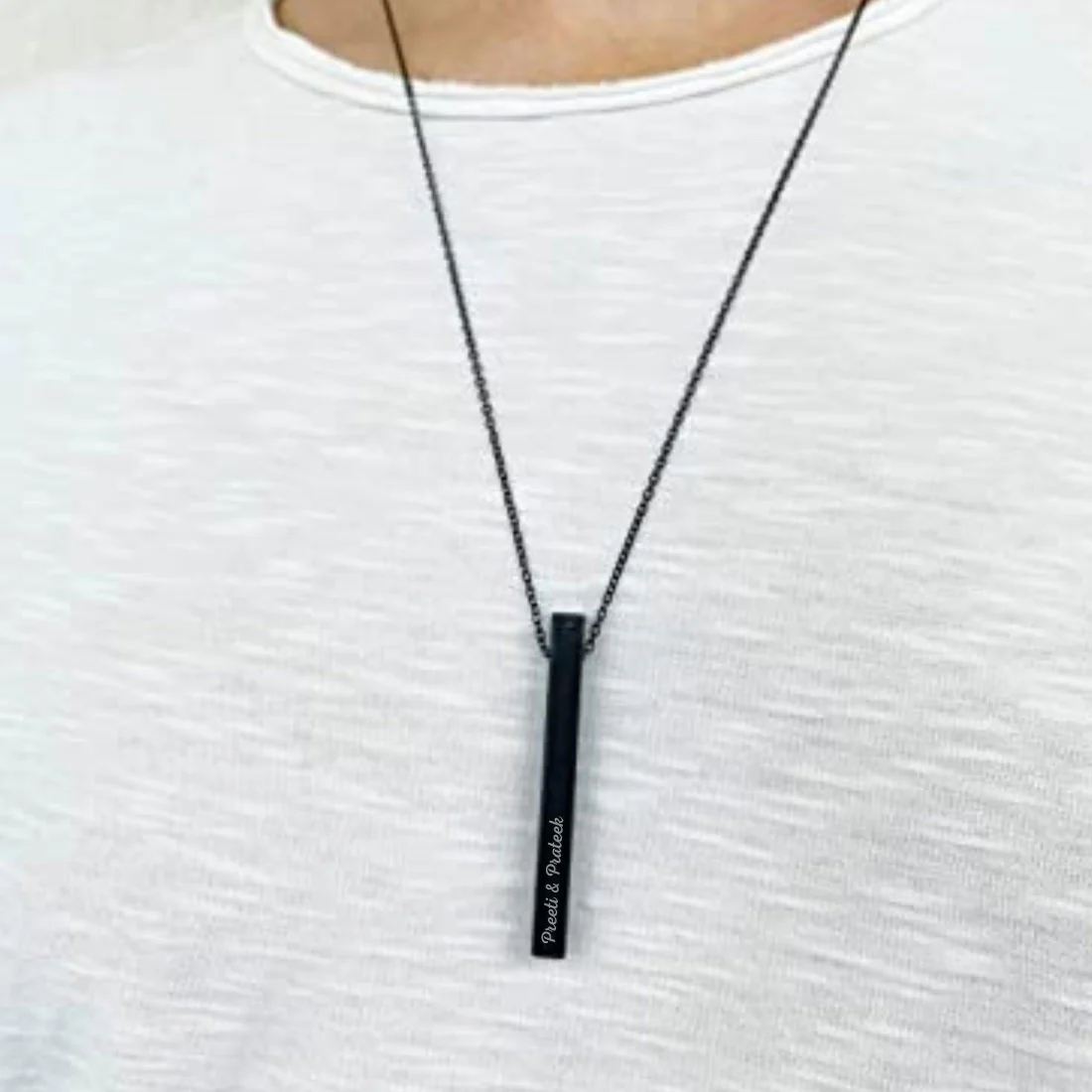 Custom Chain Pendant With Name Engraved Gifts for Birthday Anniversary Valentine Day - Add Name - Image 10