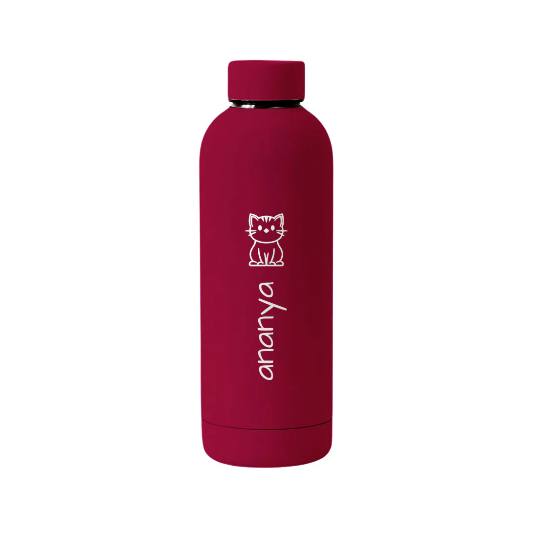 Nutcase Custom Children's Water Bottle with Cat Design – 500ml Stainless Steel, Double Insulated, BPA-Free, Leakproof, Keeps Drinks Hot & Cold for Hours - Image 5