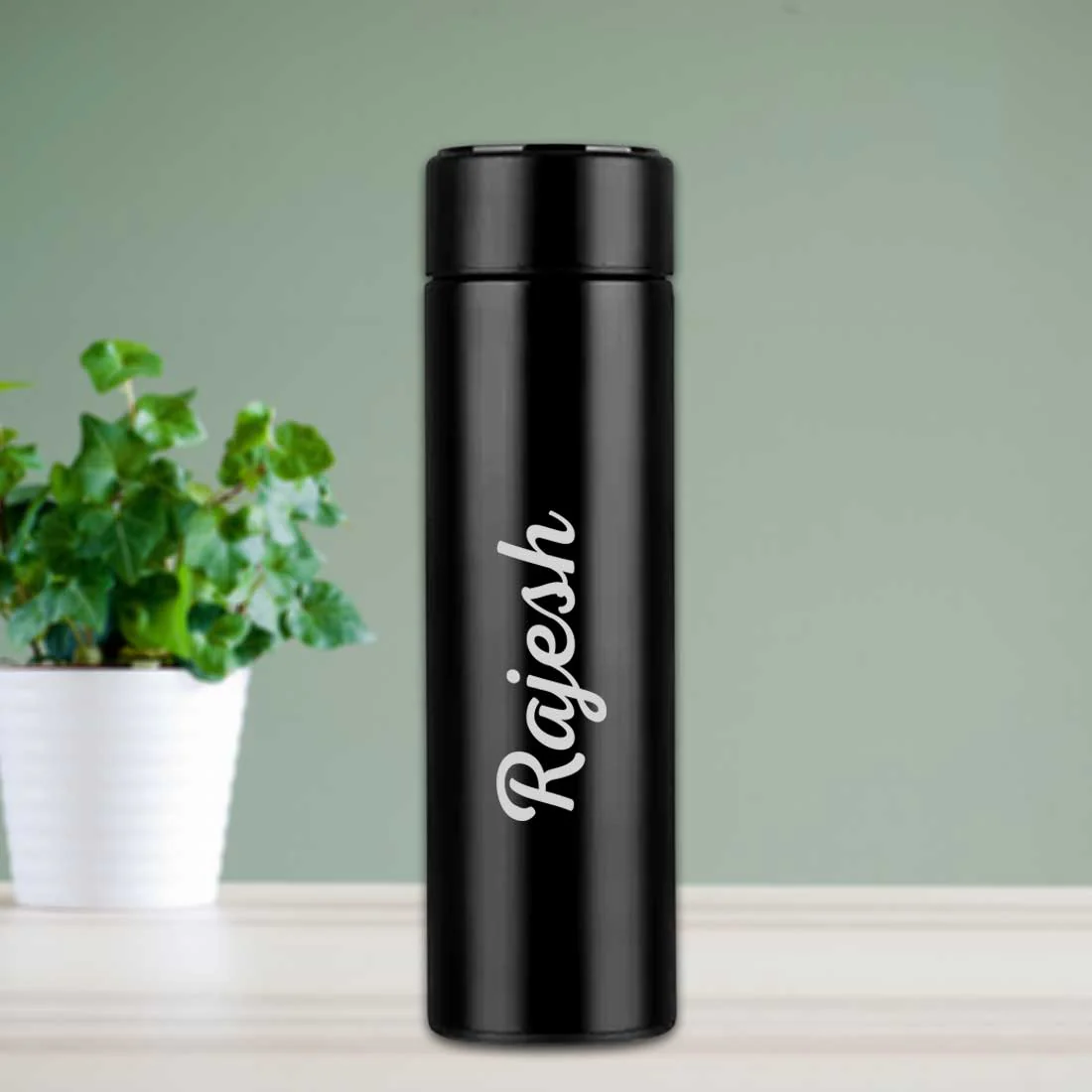 Custom Coffee Flask Thermal for Tea with Temperature Display - Add Name - Image 3