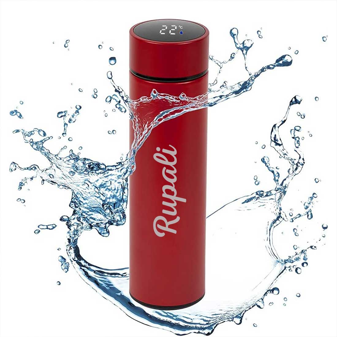 Custom Coffee Flask Thermal for Tea with Temperature Display - Add Name - Image 7