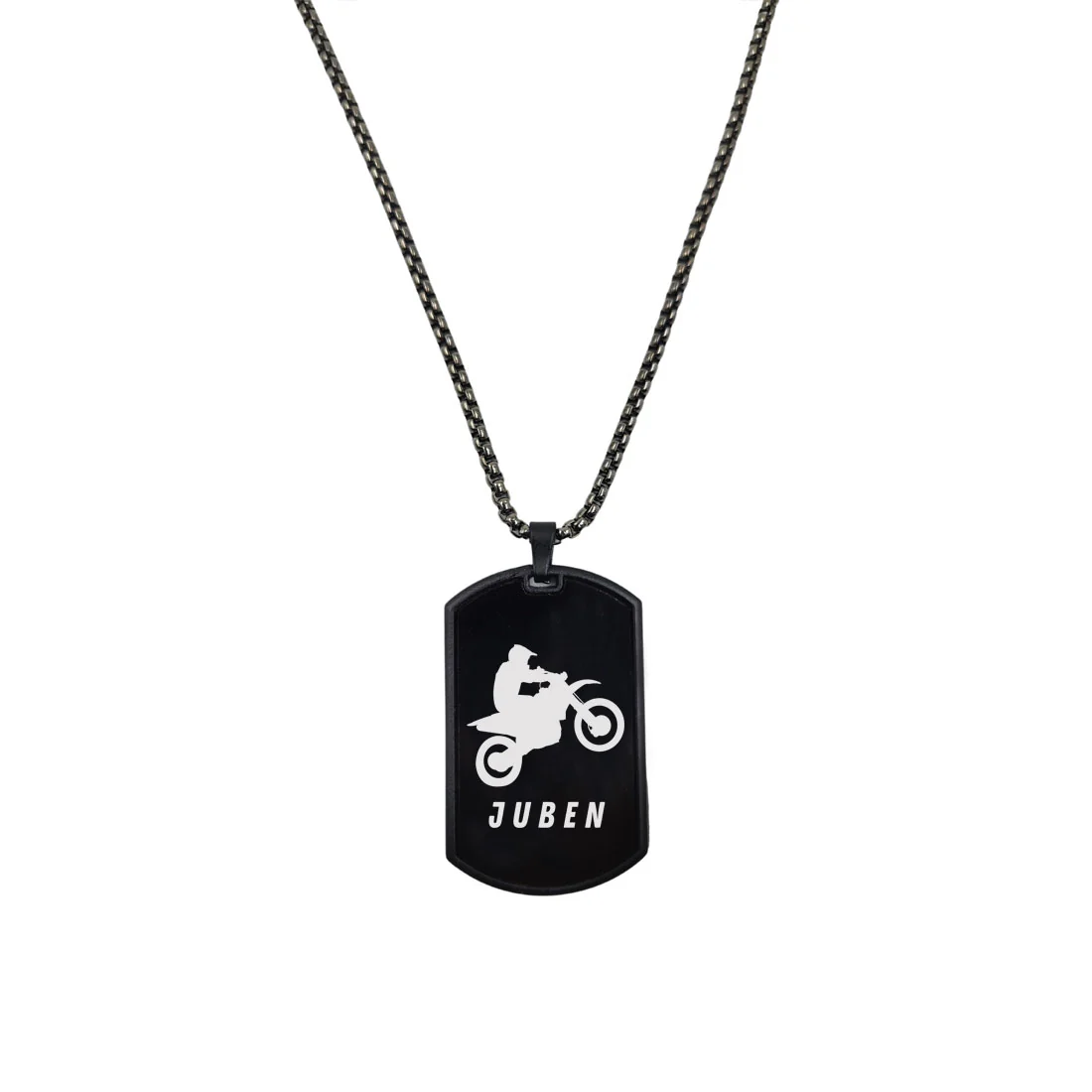 Custom Dog Tags for Men Women Engraved Dog Tag with Chain Stainless Steel - Image 2