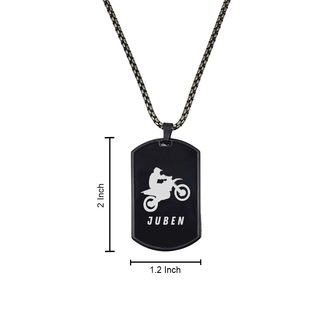 Custom Dog Tags for Men Women Engraved Dog Tag with Chain Stainless Steel - Image 6