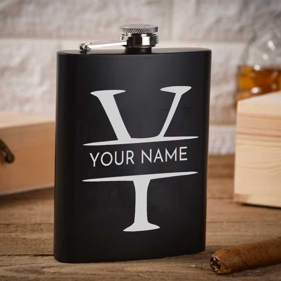 Personalized Engraved Flask for Men Anniversary Gift Ideas - Add Name - Image 3