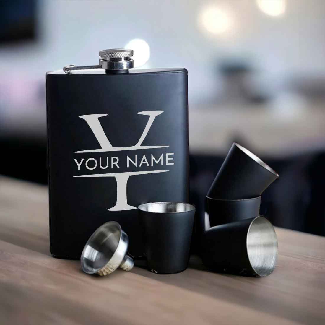 Personalized Engraved Flask for Men Anniversary Gift Ideas - Add Name - Image 9