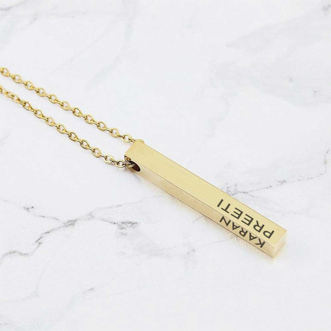 Custom Engraved Pendant with Chain Gift for Women - Add Name - Image 11