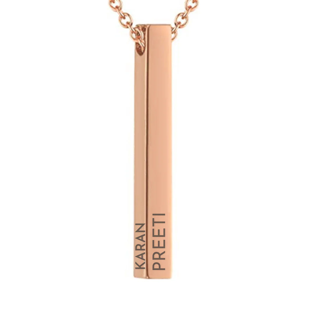 Custom Engraved Pendant with Chain Gift for Women - Add Name - Image 2