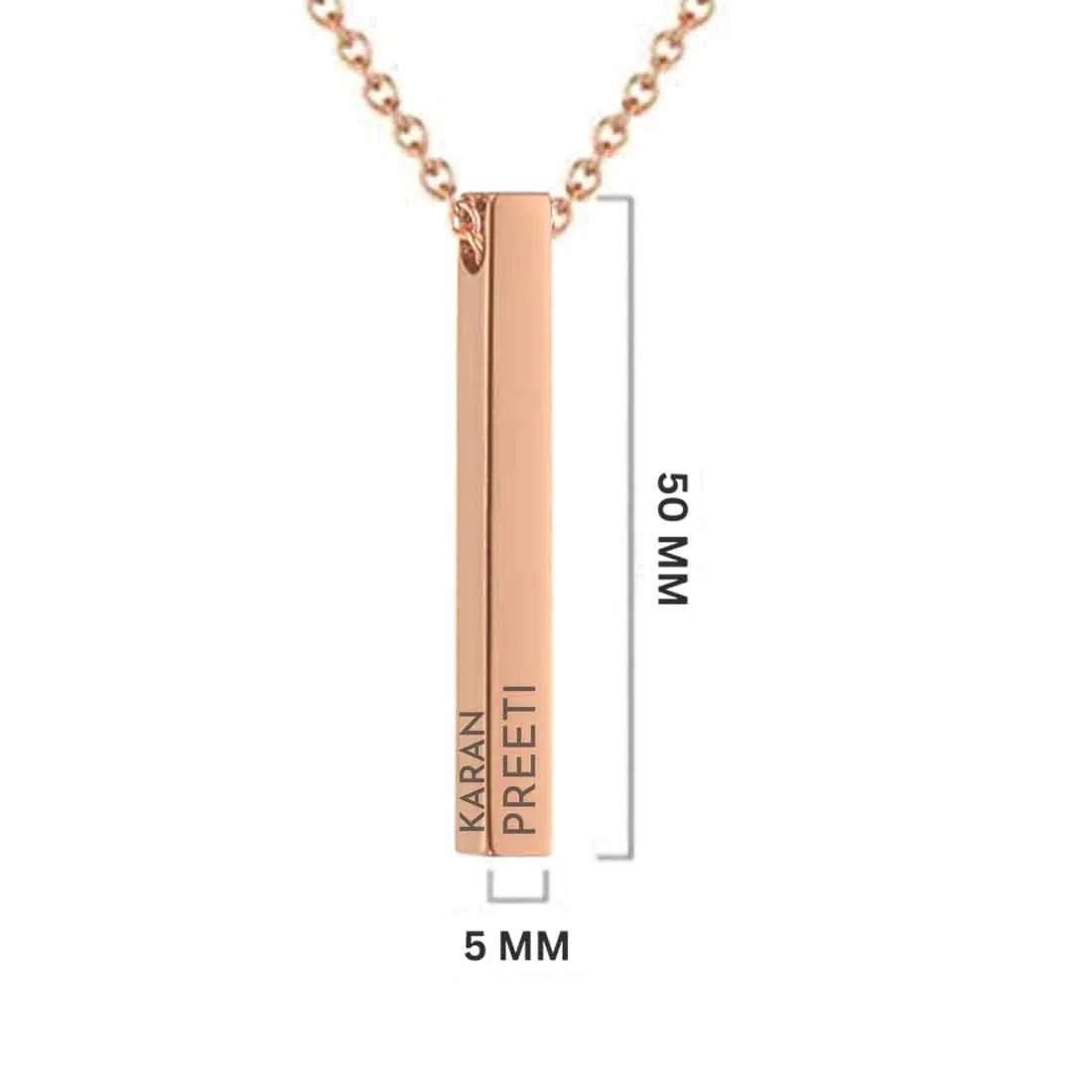 Custom Engraved Pendant with Chain Gift for Women - Add Name - Image 4