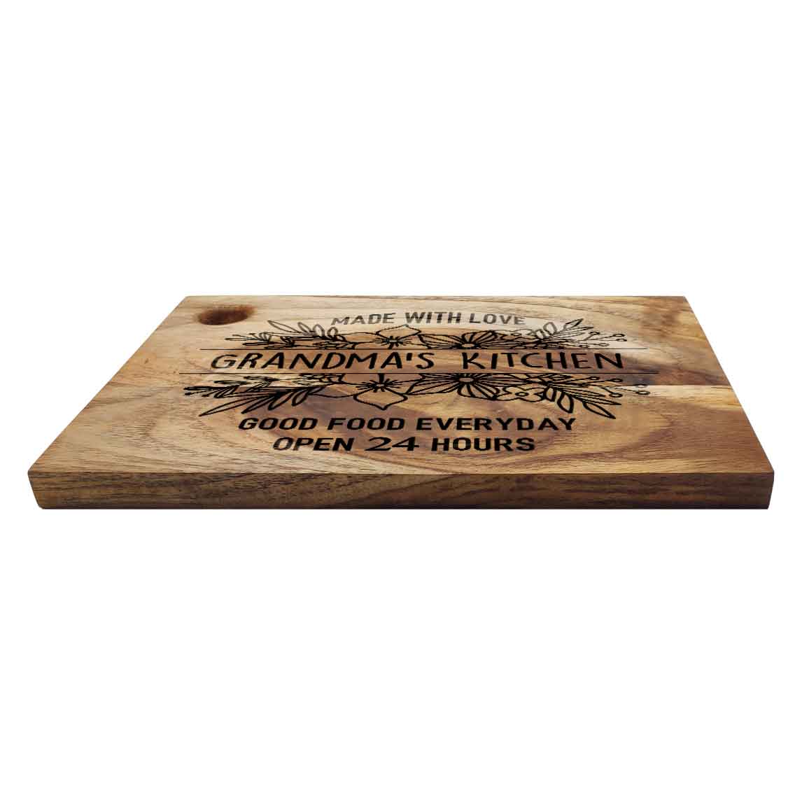 Custom Engraved Cutting Board Wooden Vegetable Chopping Stand Mother Day Gift - Grandma's kitchen - Image 3