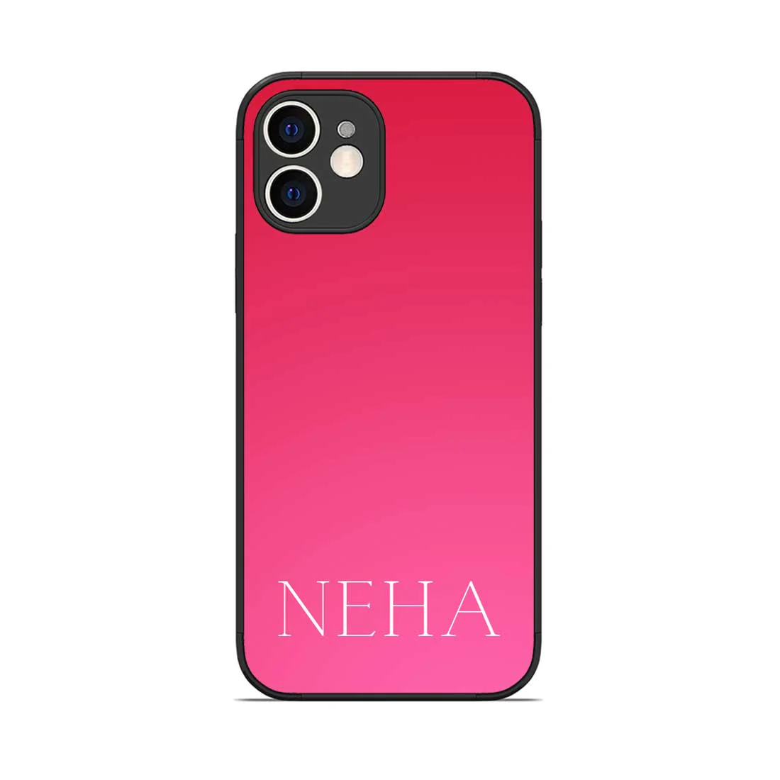 Custom iPhone 12 Back Case Mobile Cover With Name - Gradients - Image 5