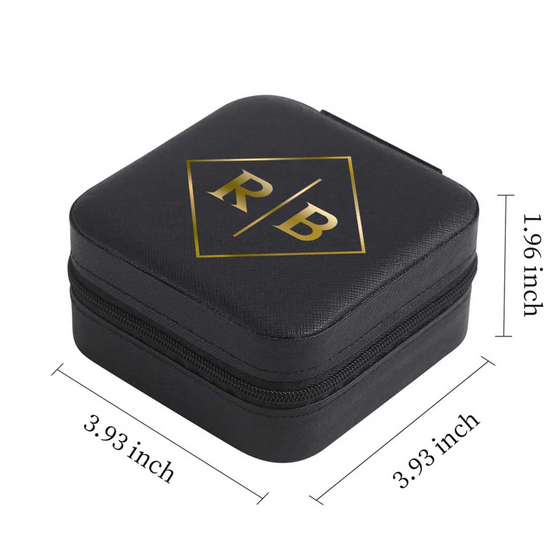 Customized PU Leather Portable Travel Jewellery Case Storage Box Organiser - Image 8