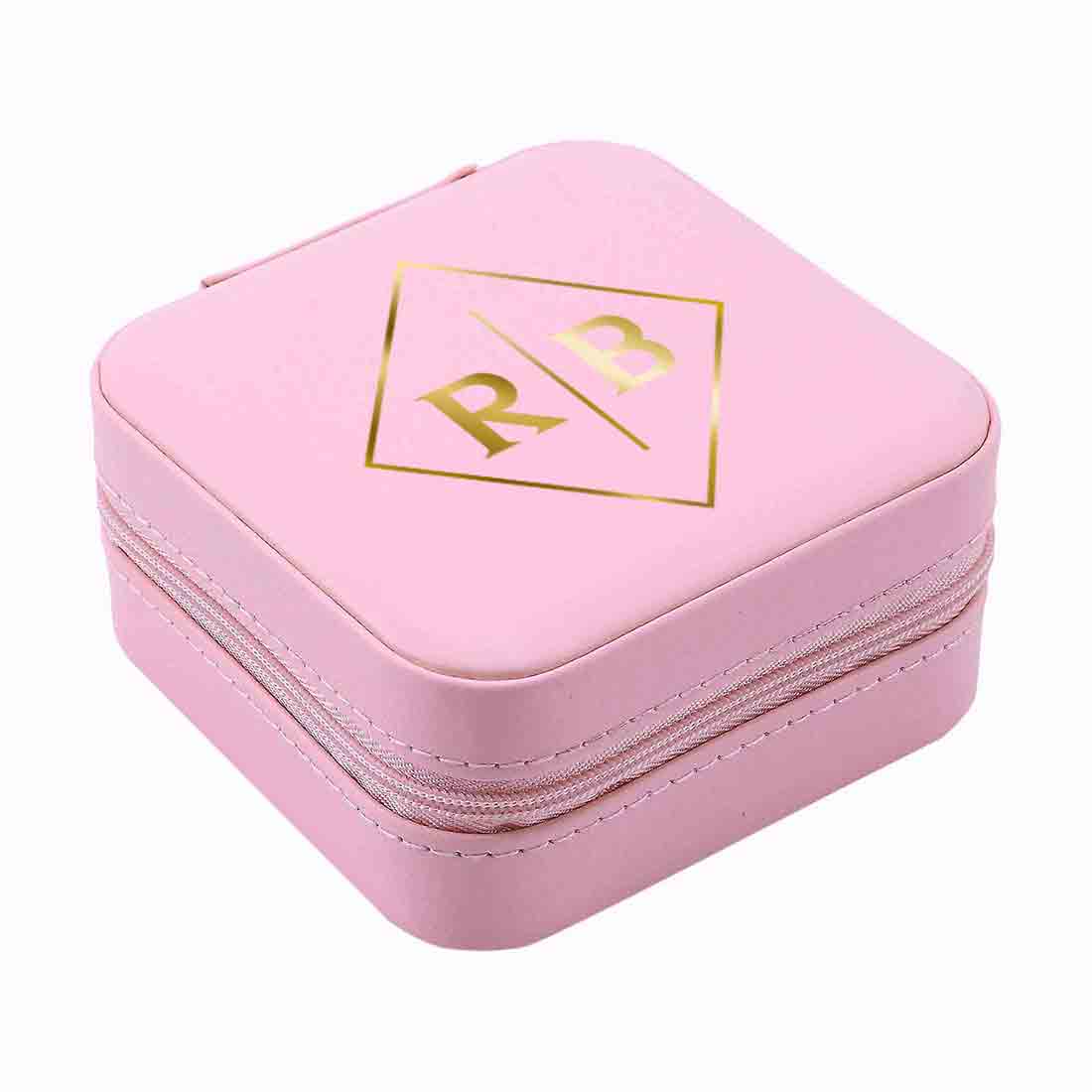 Customized PU Leather Portable Travel Jewellery Case Storage Box Organiser - Image 9
