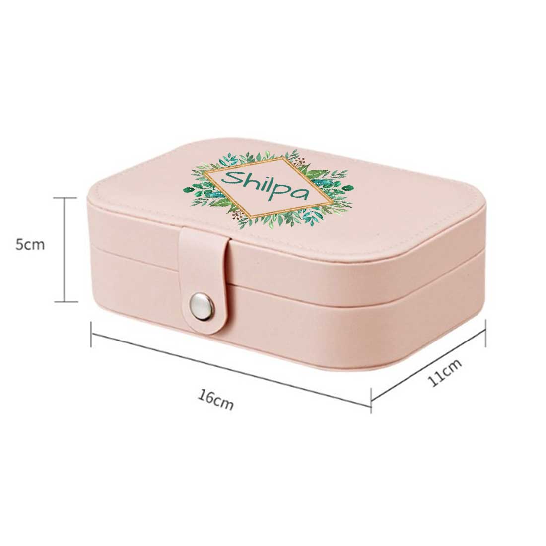 Custom Jewelry Box for Ladies Travel Storage Case for Rings Earrings and Pendants - Tropical - Image 10