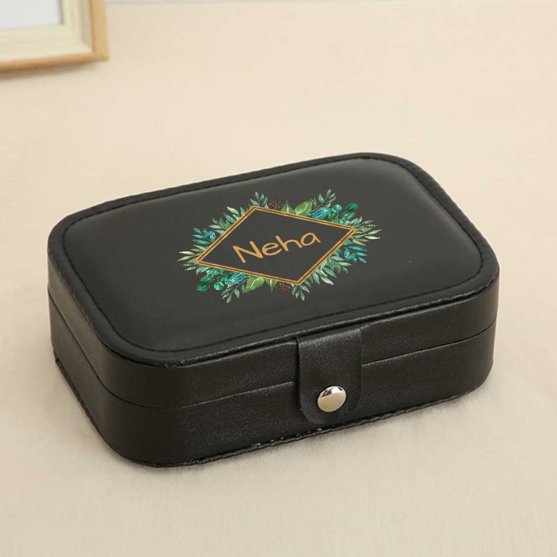 Custom Jewelry Box for Ladies Travel Storage Case for Rings Earrings and Pendants - Tropical - Image 7