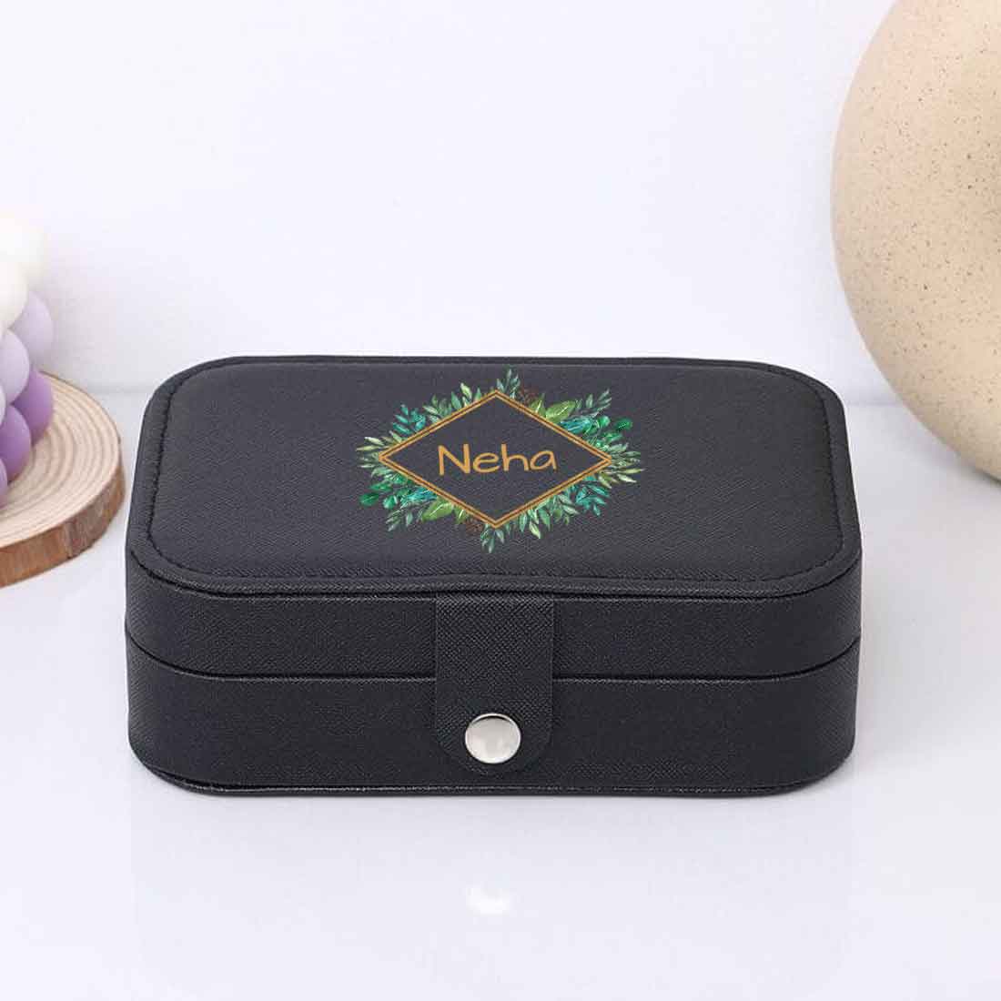 Custom Jewelry Box for Ladies Travel Storage Case for Rings Earrings and Pendants - Tropical - Image 9