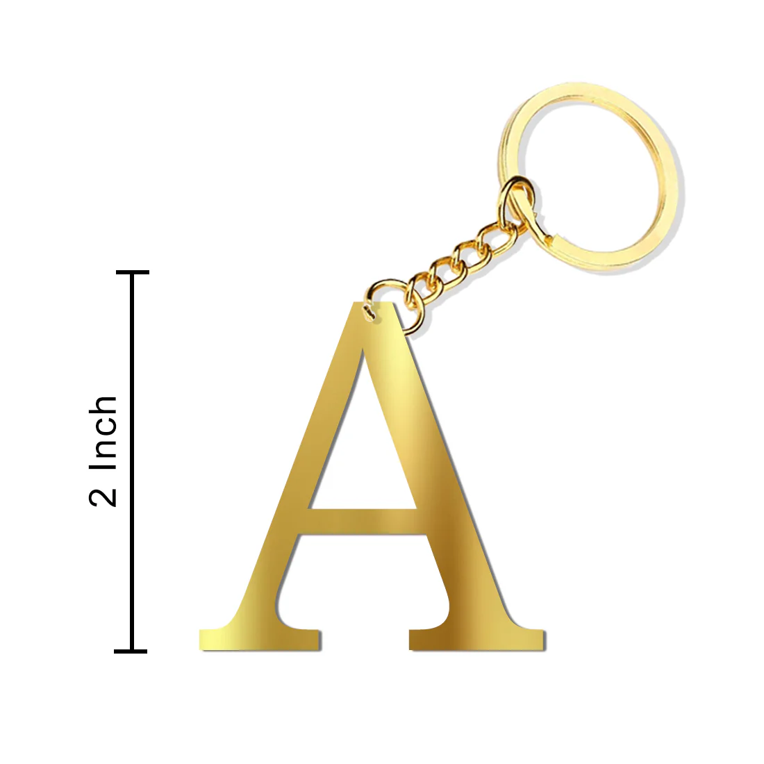 Custom Keychain Monogram Acrylic Key Chain Set of 2 - Image 10