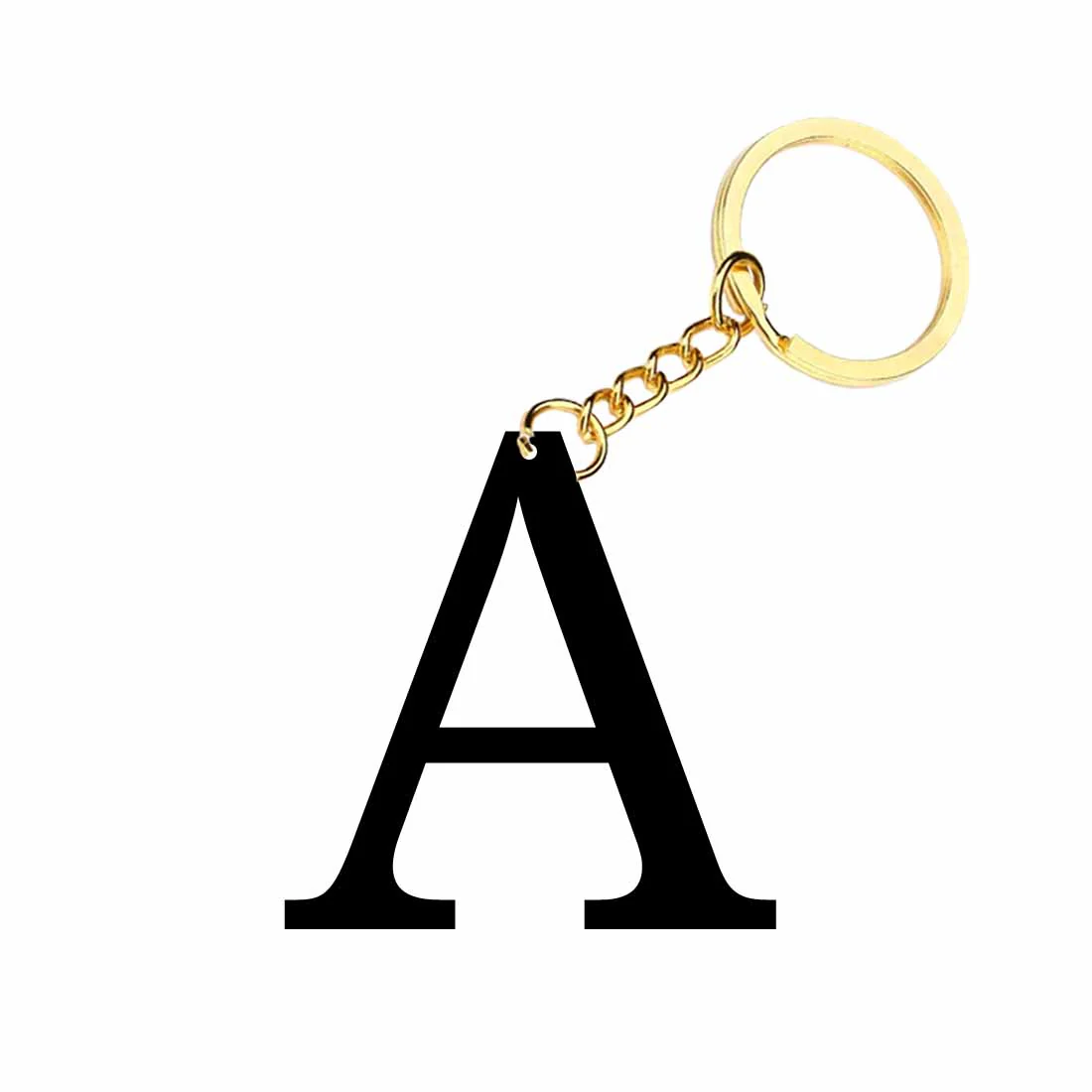 Custom Keychain Monogram Acrylic Key Chain Set of 2 - Image 4