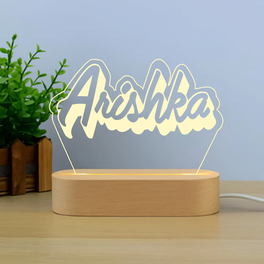 Custom Led Lamp for Kids - Night Light With Name - Add Name - Image 2