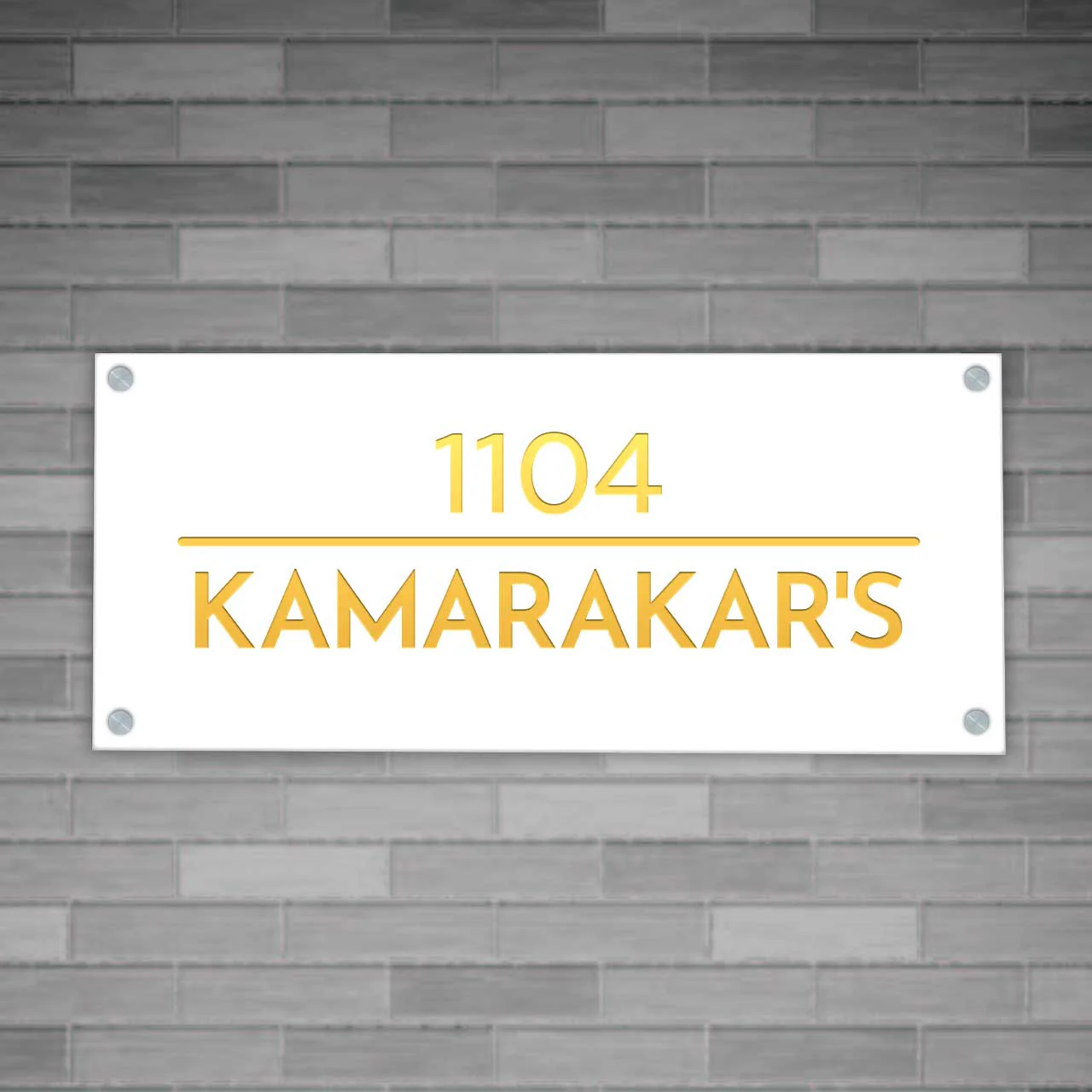 Custom LED Name Plate - Acrylic Nameplate with Light & 3D Raised Fonts - Image 8