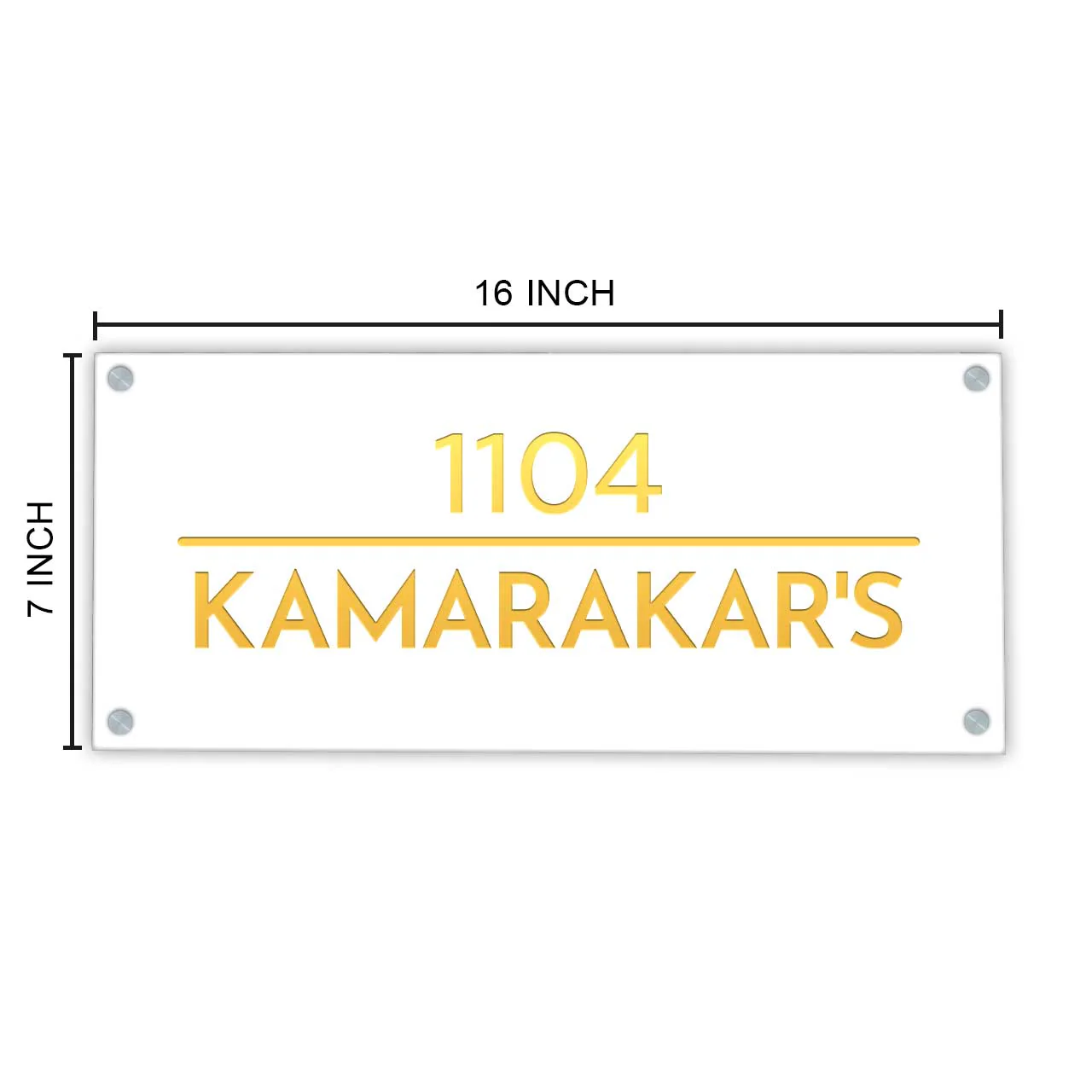 Custom LED Name Plate - Acrylic Nameplate with Light & 3D Raised Fonts - Image 9