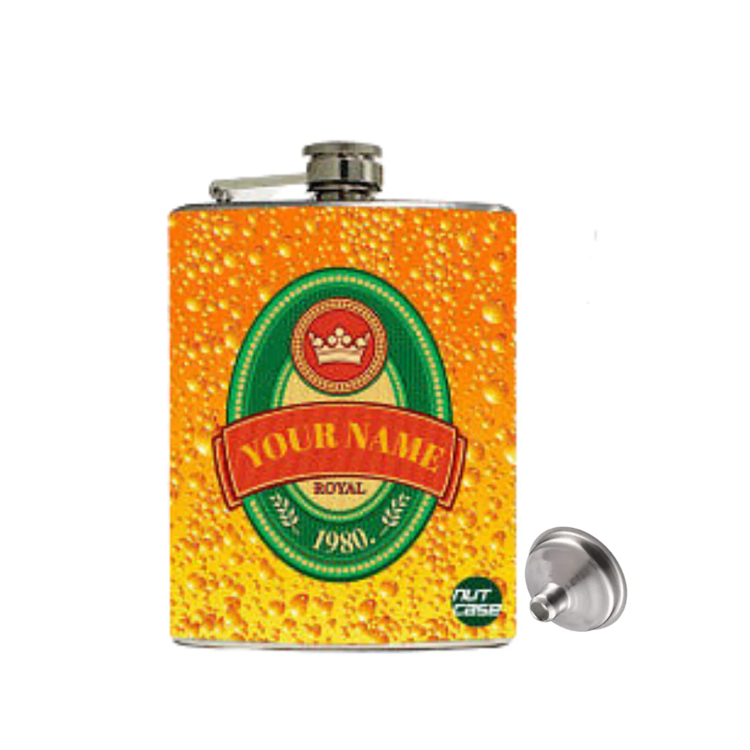 Custom-Made New Hip Flask - Add Your Name - Image 3