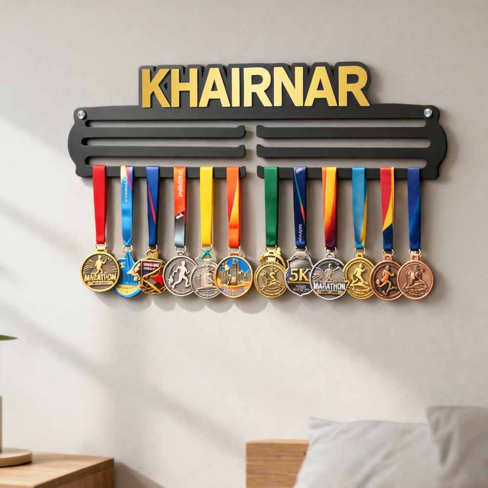 Custom Medal Holder with Name for Wall – Premium Medal Display Hanger - Image 8