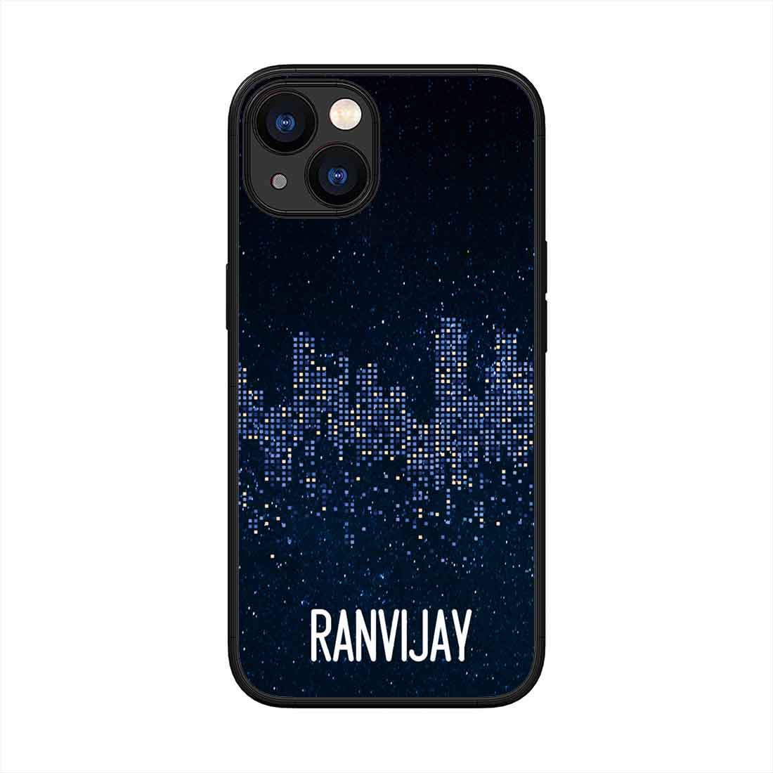 Custom Mobile Back Cover Print Design iPhone 13 Back Case with Name - City - Image 2