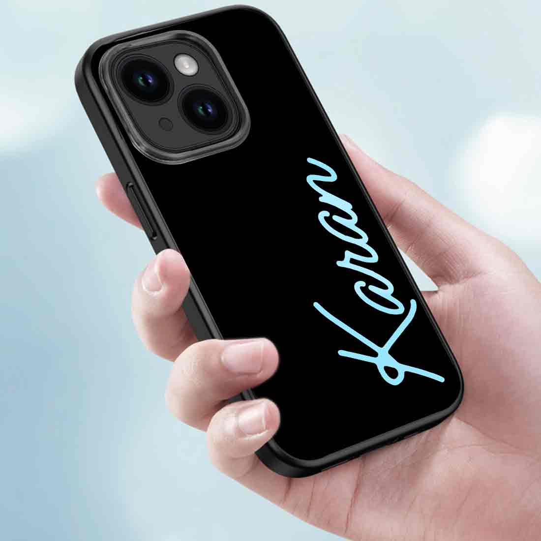 Custom Mobile Phone Cover Apple iPhone 14 Back Cover With Name - Neon - Image 3