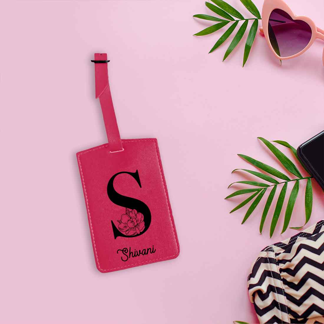 Custom Name on Passport Cover Holder Faux Leather Covers for Passports - Initial Name - Image 24