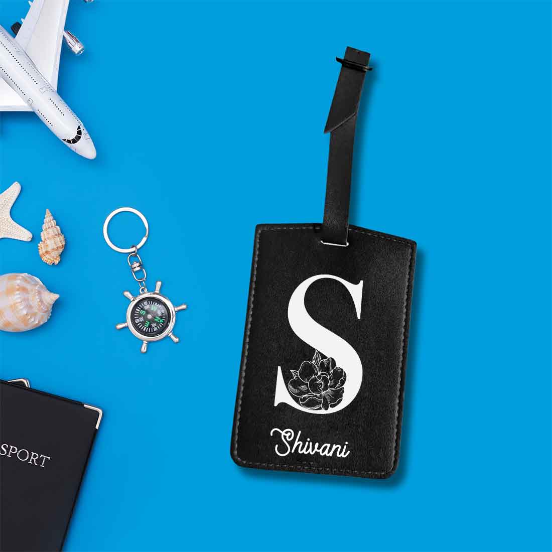 Custom Name on Passport Cover Holder Faux Leather Covers for Passports - Initial Name - Image 27