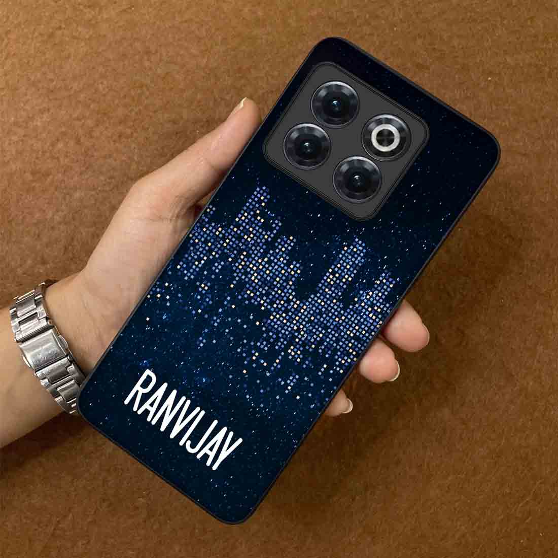 Custom One Plus 10T Mobile Cover Design With Name - City - Image 3