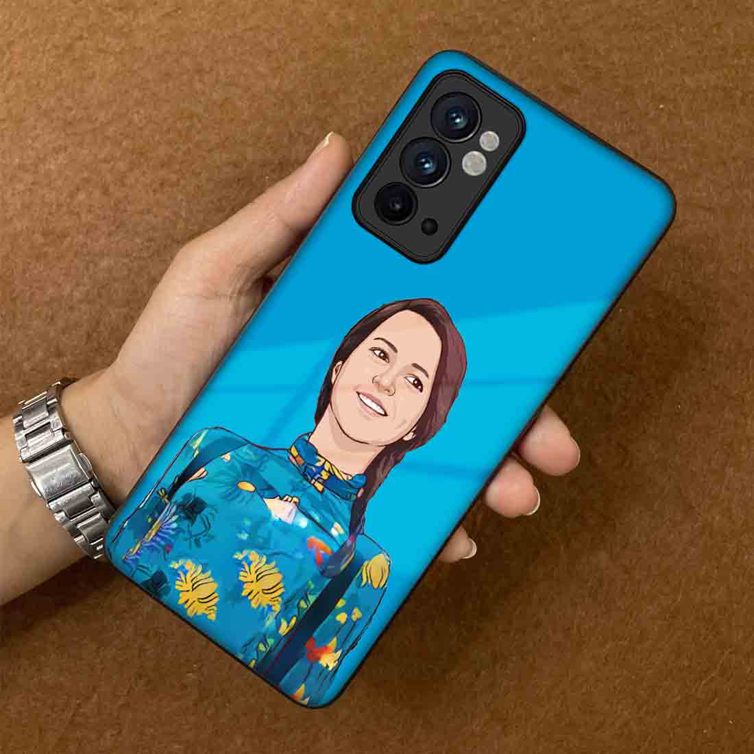 Custom Oneplus 9RT Phone Cover with Photo Designer Back Cover - Cartoonify From Photo - Image 3