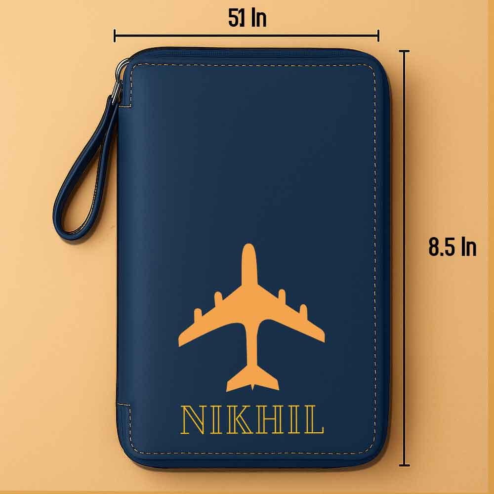 Custom Passport Wallet Travel Organizer with Luggage Tag - Image 5