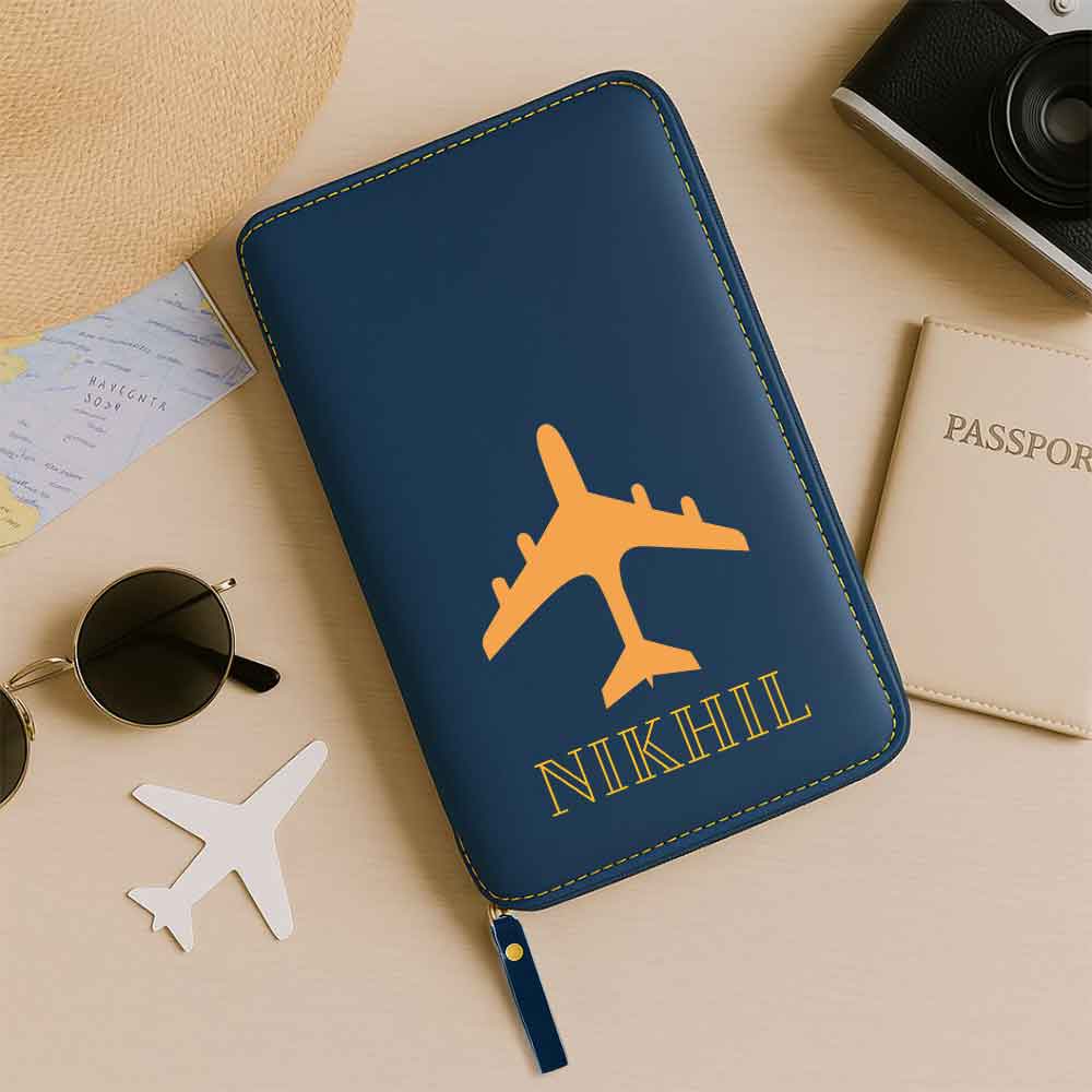 Custom Passport Wallet Travel Organizer with Luggage Tag - Image 6