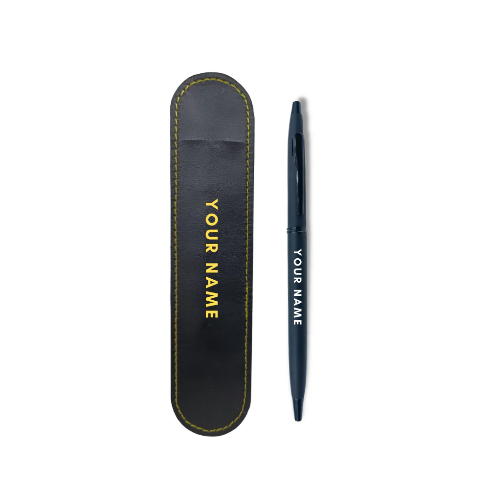 Custom Pen Engraved Birthday Gift for Boss Office Colleagues (Black) - Add Name - Image 4